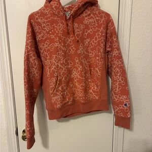 Champion Women's Coral Floral Hoodie